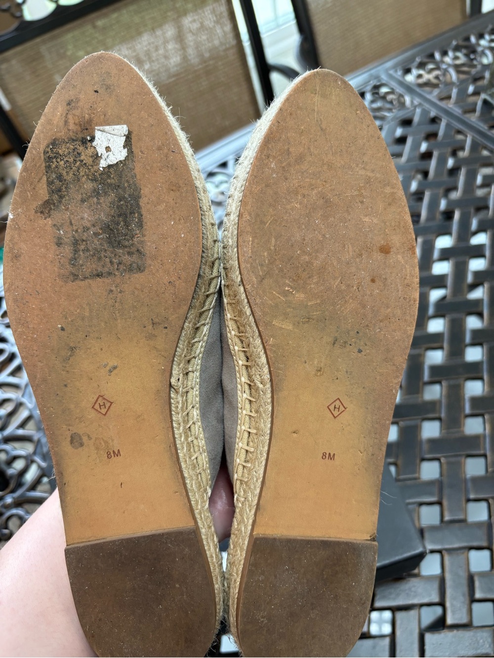 Embellished Taupe Slip-On Mules - Picture 6 of 6